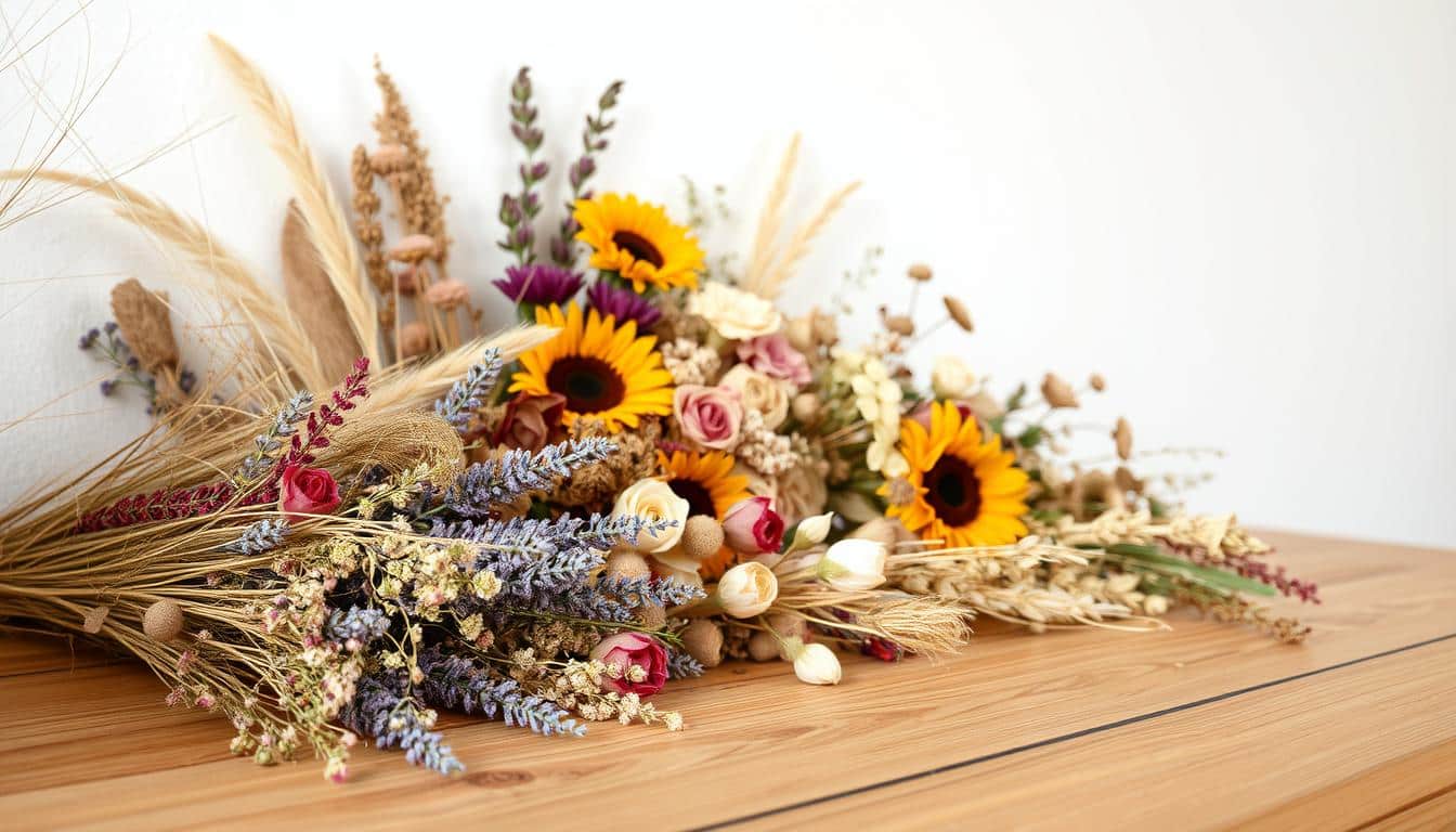 DIY dried flower crafts