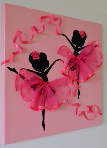 Dancing Ballerina Canvas Wall Art1