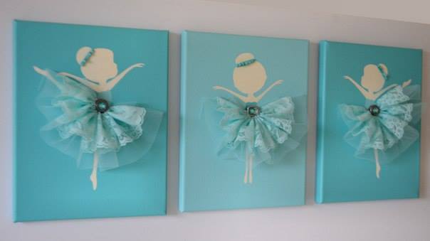 Dancing Ballerina Canvas Wall Art3