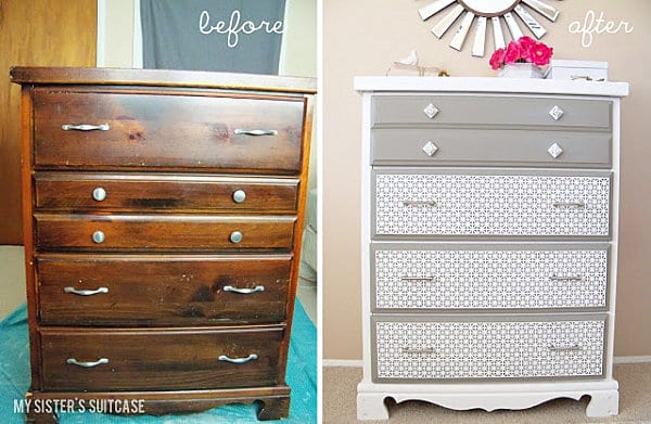 15+ DIY Dresser Makeovers