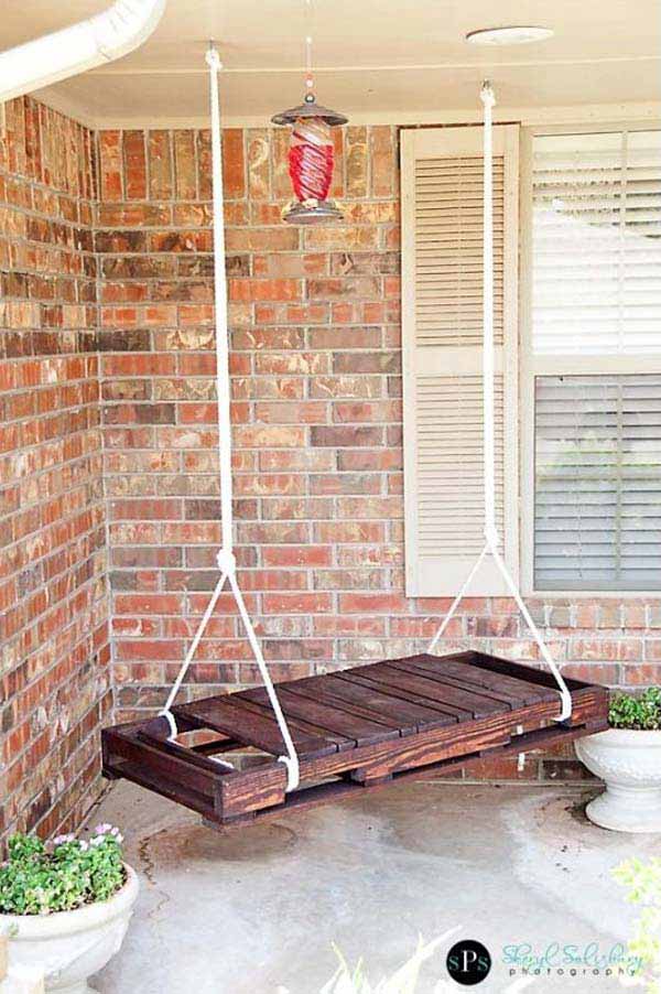 Fabulous DIY Patio and Garden Swings02