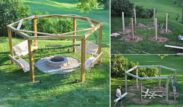 Fabulous DIY Patio and Garden Swings19