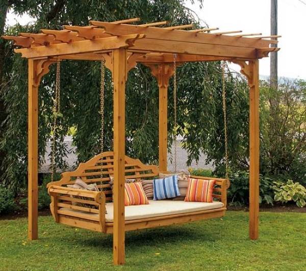 DIY Patio and Garden Swings (20+ Fabulous Ideas)