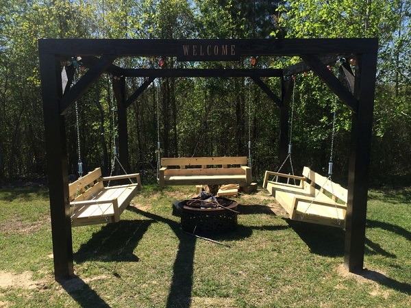 Fabulous DIY Patio and Garden Swings23