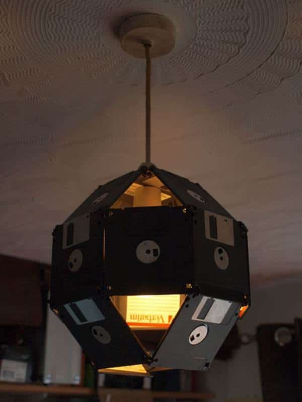 Floppy Disk Lampshade