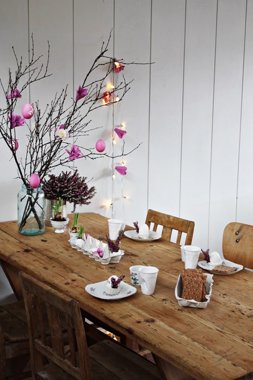 Wonderful DIY Egg Carton Flower Lights