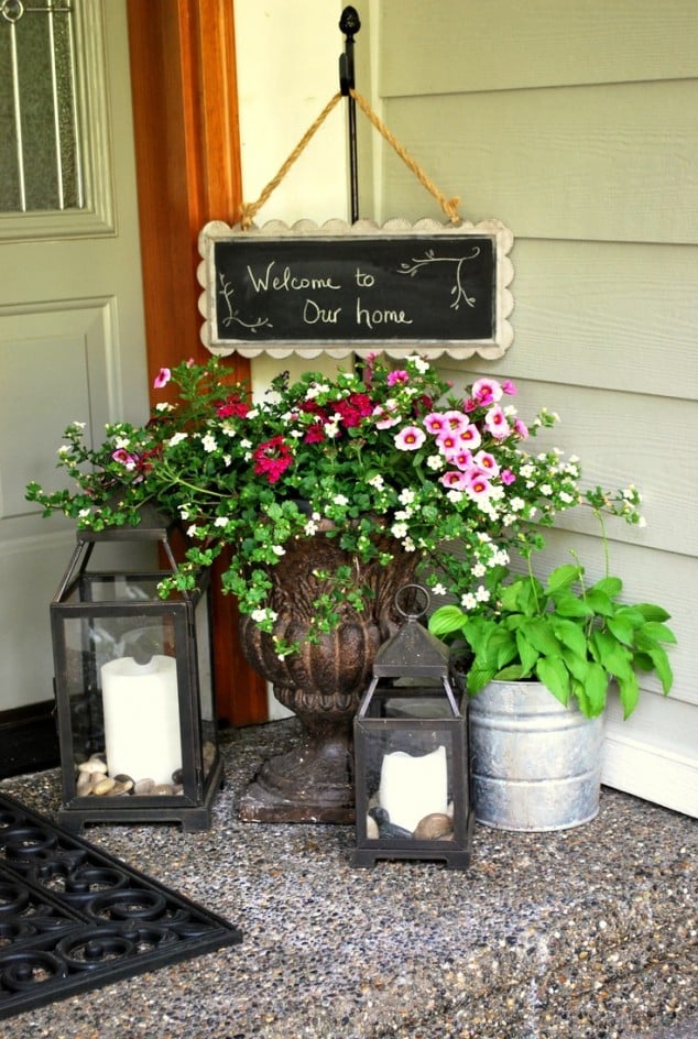 15 Gorgeous Front Door Flower Decorations