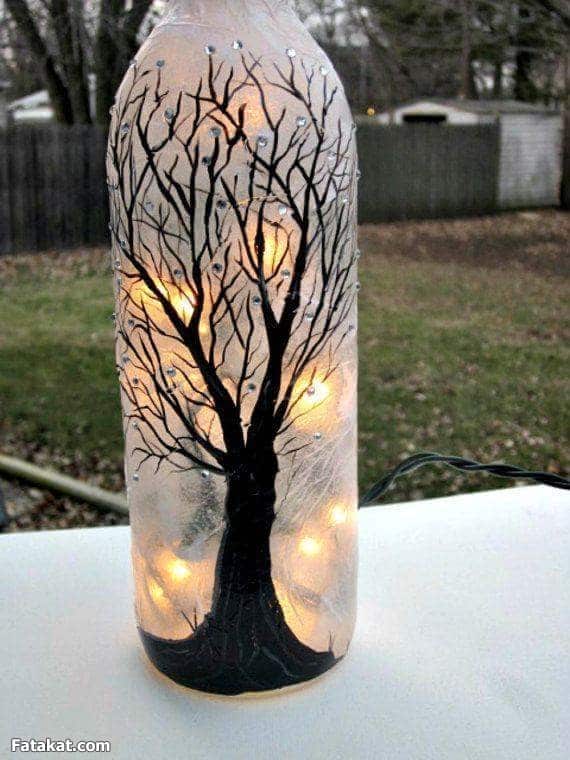 25+ DIY Wonderful Glass Bottle Art