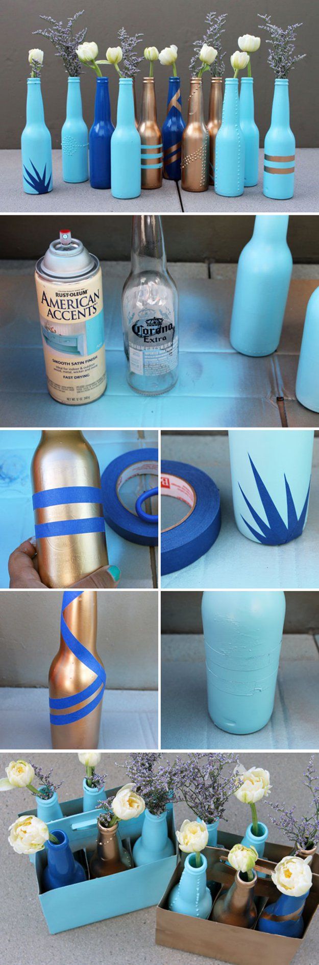 25+ DIY Wonderful Glass Bottle Art