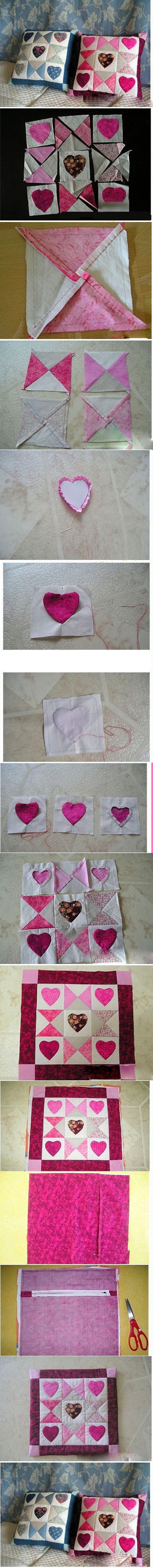 DIY Heart Checker Cushion