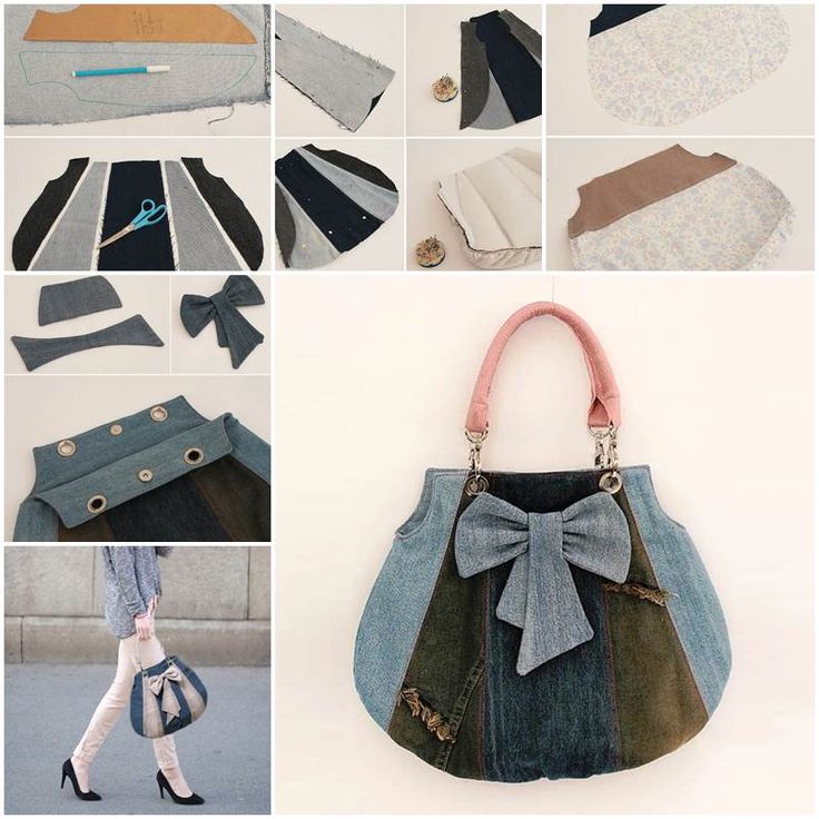 How to make Old Jeans Fashion bag