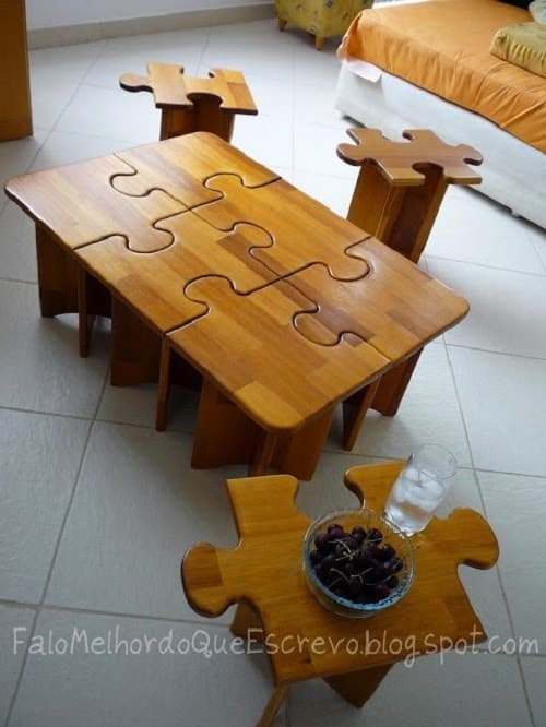 Awesome Jigsaw Puzzle Decor Ideas