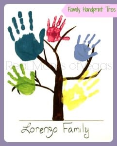 15+ Keepsakes Made with Family Handprint Ideas