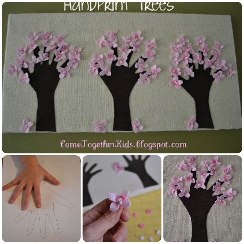 15+ Keepsakes Made with Family Handprint Ideas