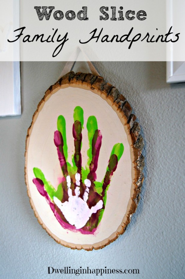 15+ Keepsakes Made with Family Handprint Ideas