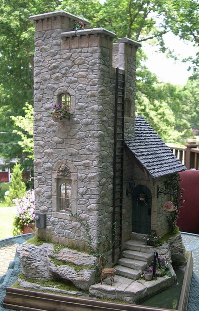 15+ DIY Miniature Stone Houses