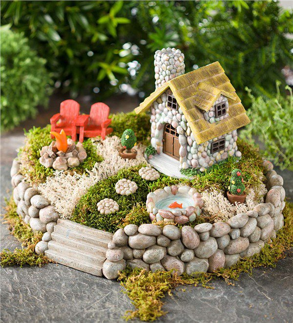 15+ DIY Miniature Stone Houses