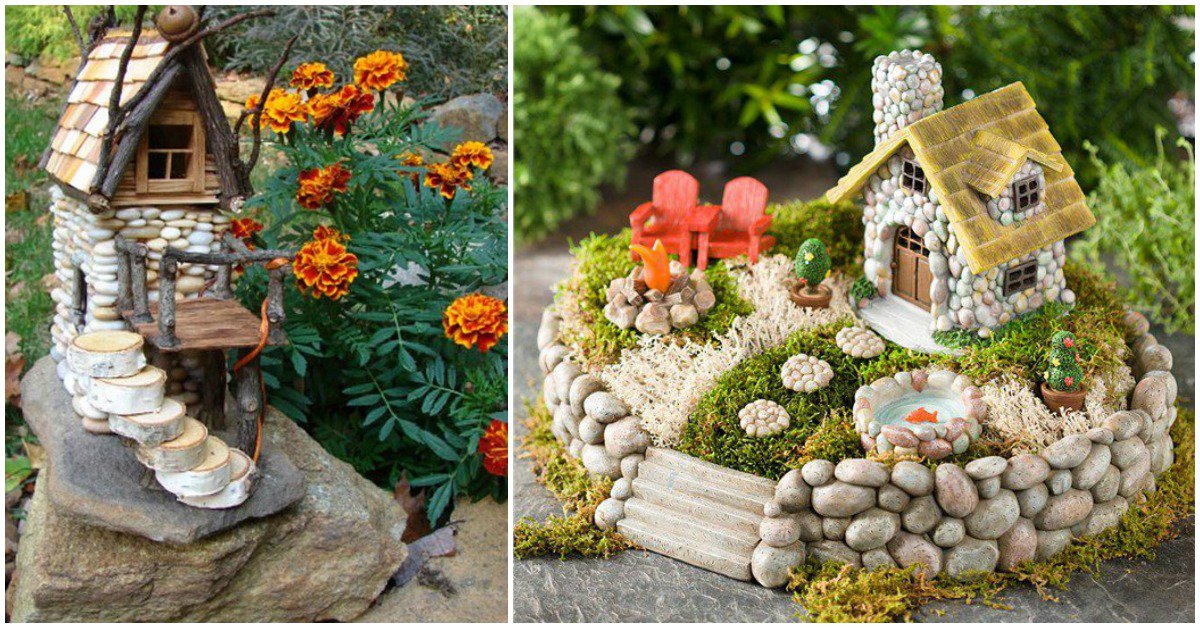 Miniature Stone Houses DIY