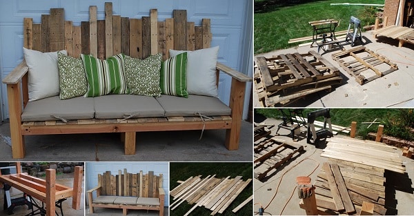 20+ Fabulous DIY Outdoor Pallet Furniture Ideas and Tutorials