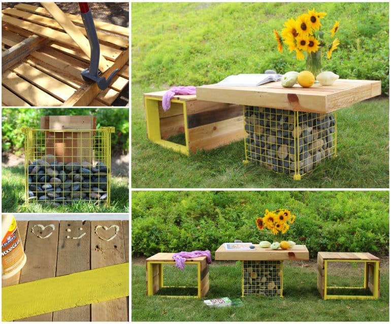 20+ Fabulous DIY Outdoor Pallet Furniture Ideas and Tutorials