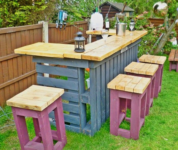 Outdoor Pallet Furniture DIY ideas and tutorials6A 1