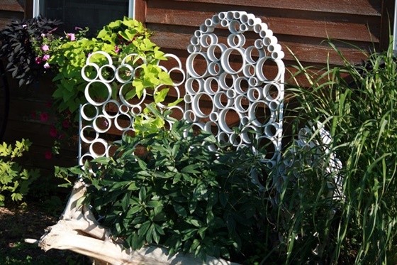 PVC Gardening Ideas and Projects PVC Garden Trellis