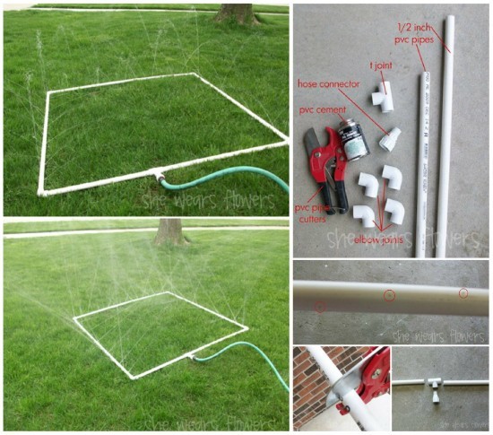 PVC Gardening Ideas and Projects PVC Sprinkler