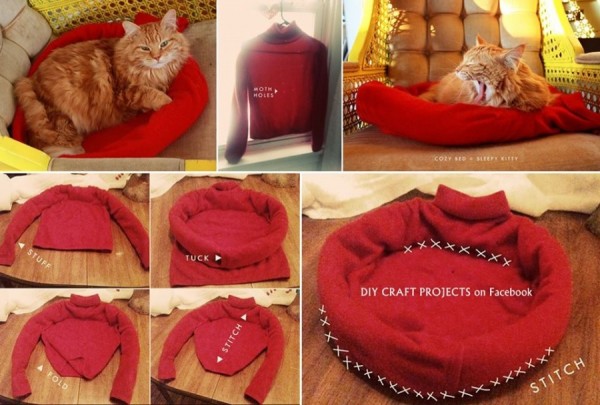 30+ Brilliant Pet Bed DIY Ideas