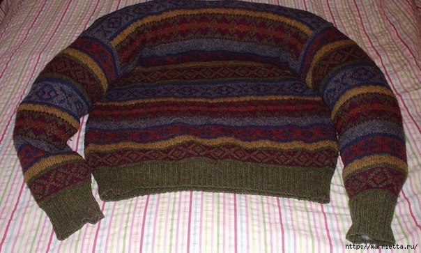 Pet Bed from Old Sweater 4