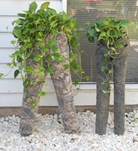 Recycled Jeans Planters2