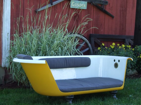 DIY Awesome Repurposed Old Bathtubs Into Furniture