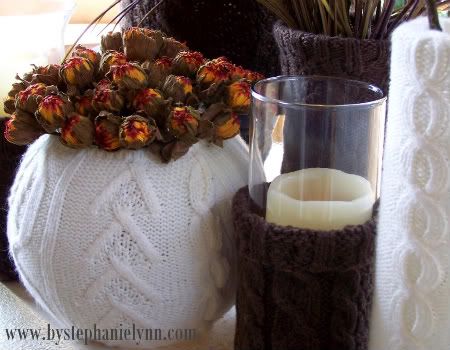 Sweater vase