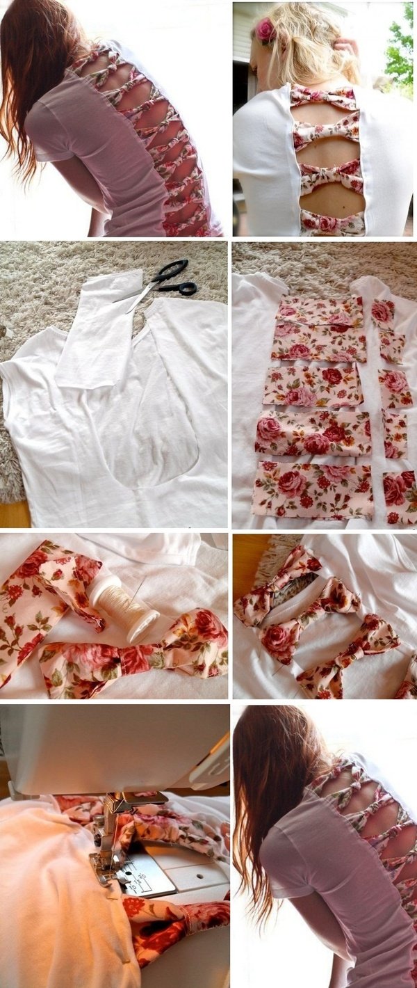 Wonderful DIY Refashion Old T shirt