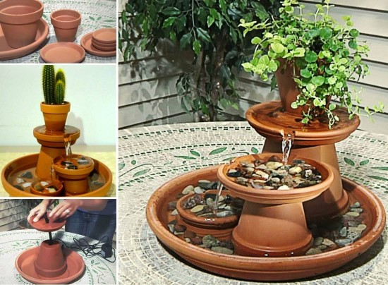 Table Top Terracotta Fountain Tutorial