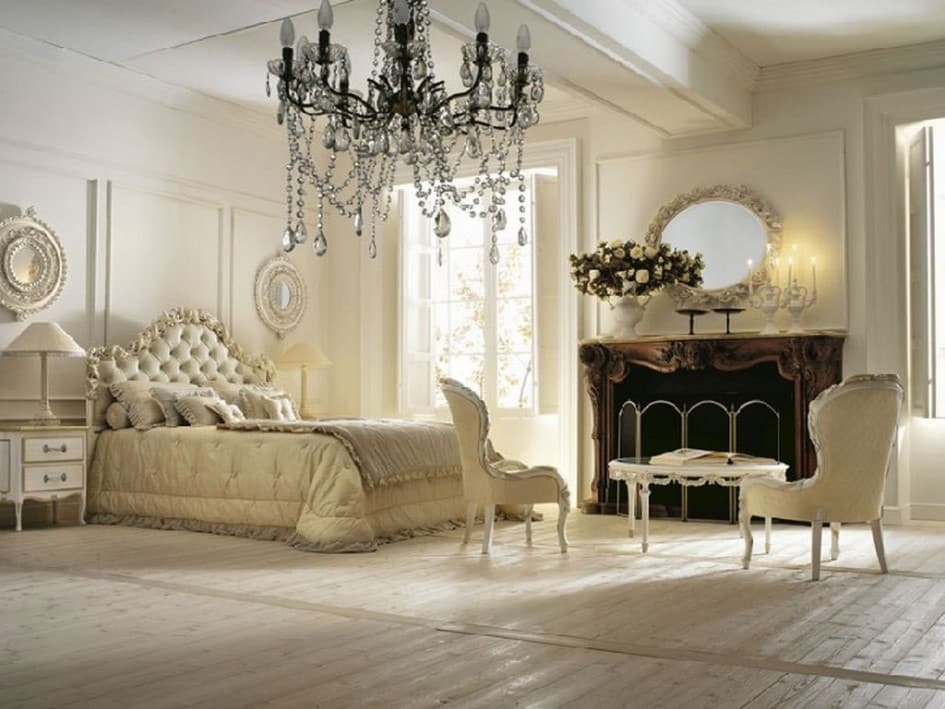 Victorian Comfortable White Bedroom Ideas Pendant Lamp