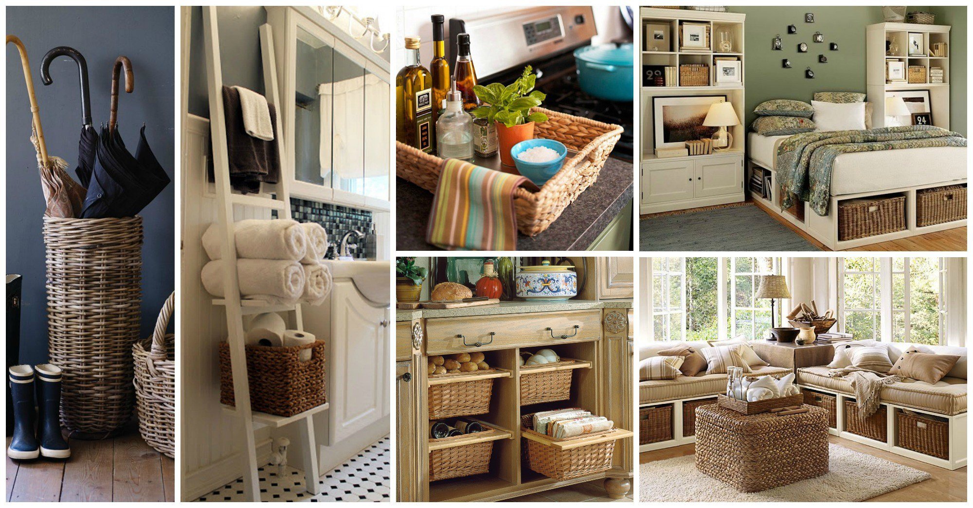 15+ Awesome Ways To Incorporate Wicker Baskets In Your