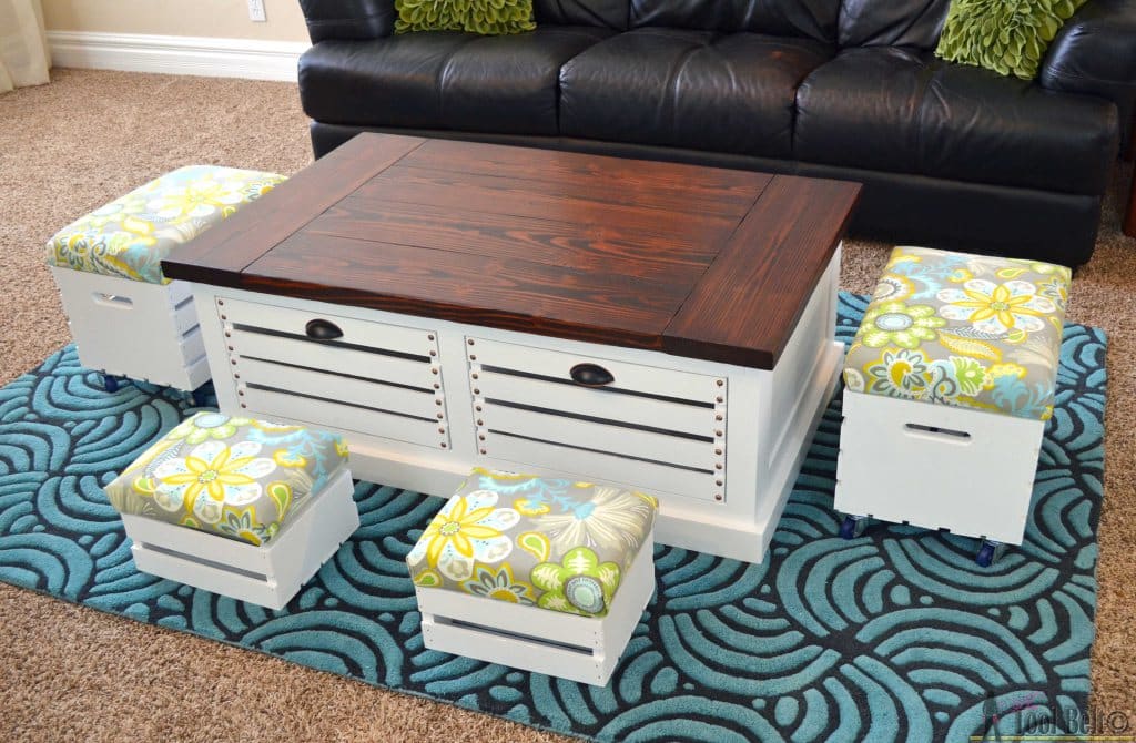 10+ Awesome Wooden Crates Furniture Design Ideas