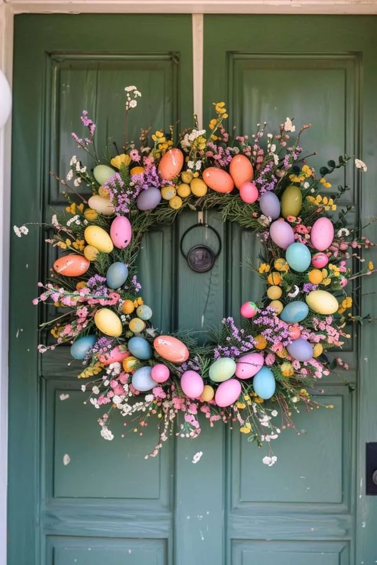 adorable easter porch decor 2