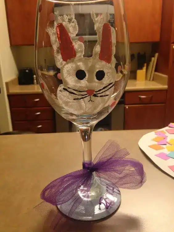 adorable easter wine glass centerpieces 6