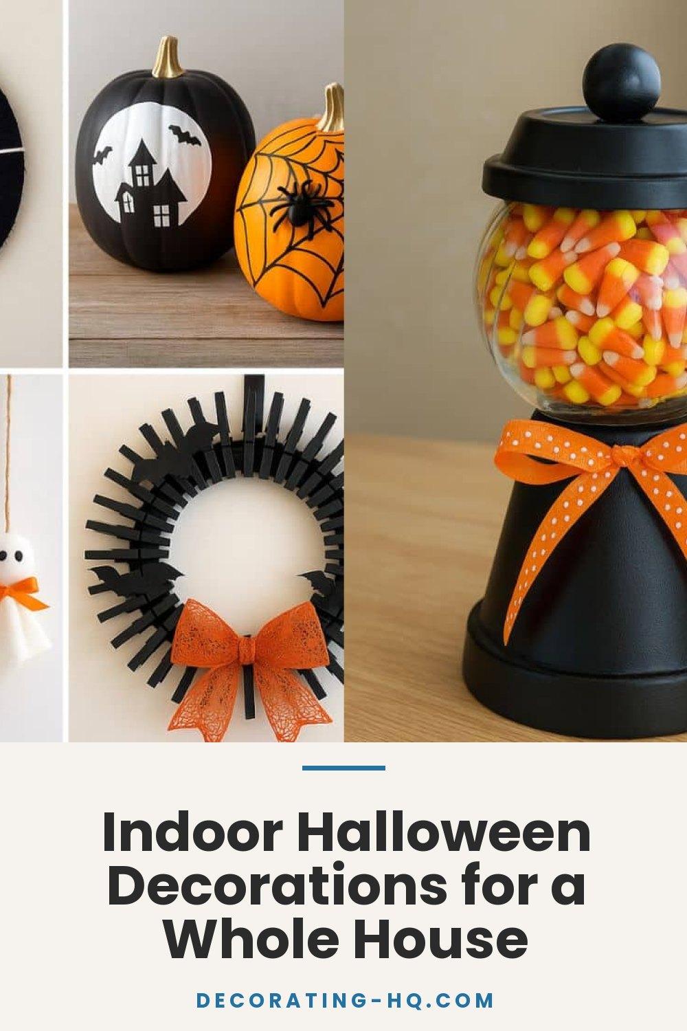 Indoor Halloween Decorations for a Whole House