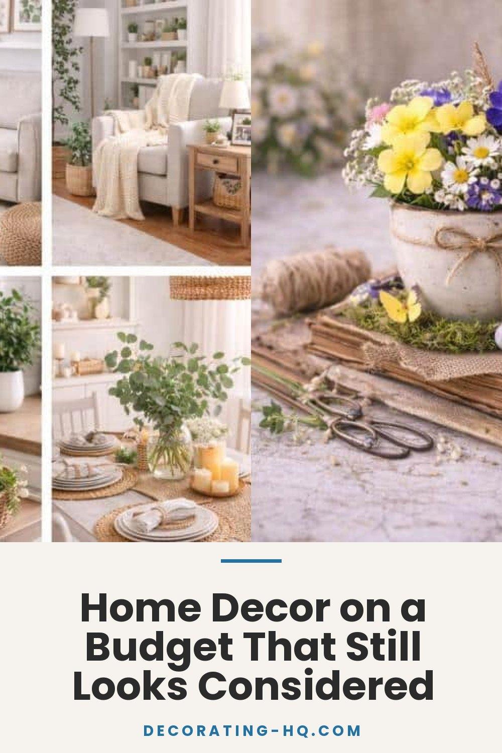 Home Decor on a Budget That Still Looks Considered
