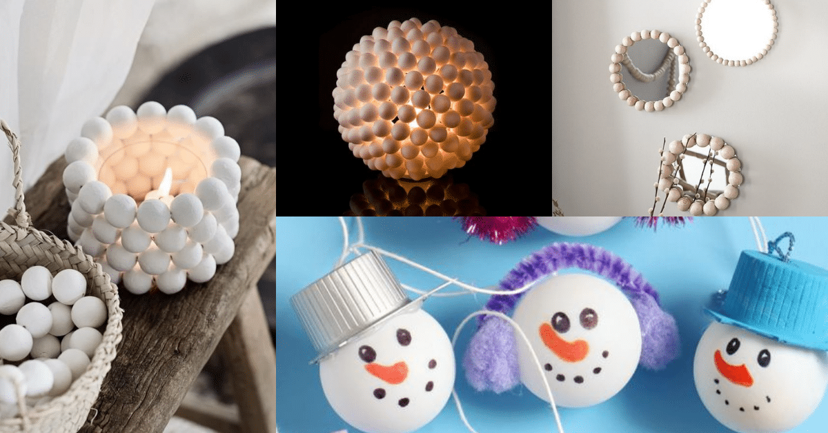 amazing crafts with ping pong ball