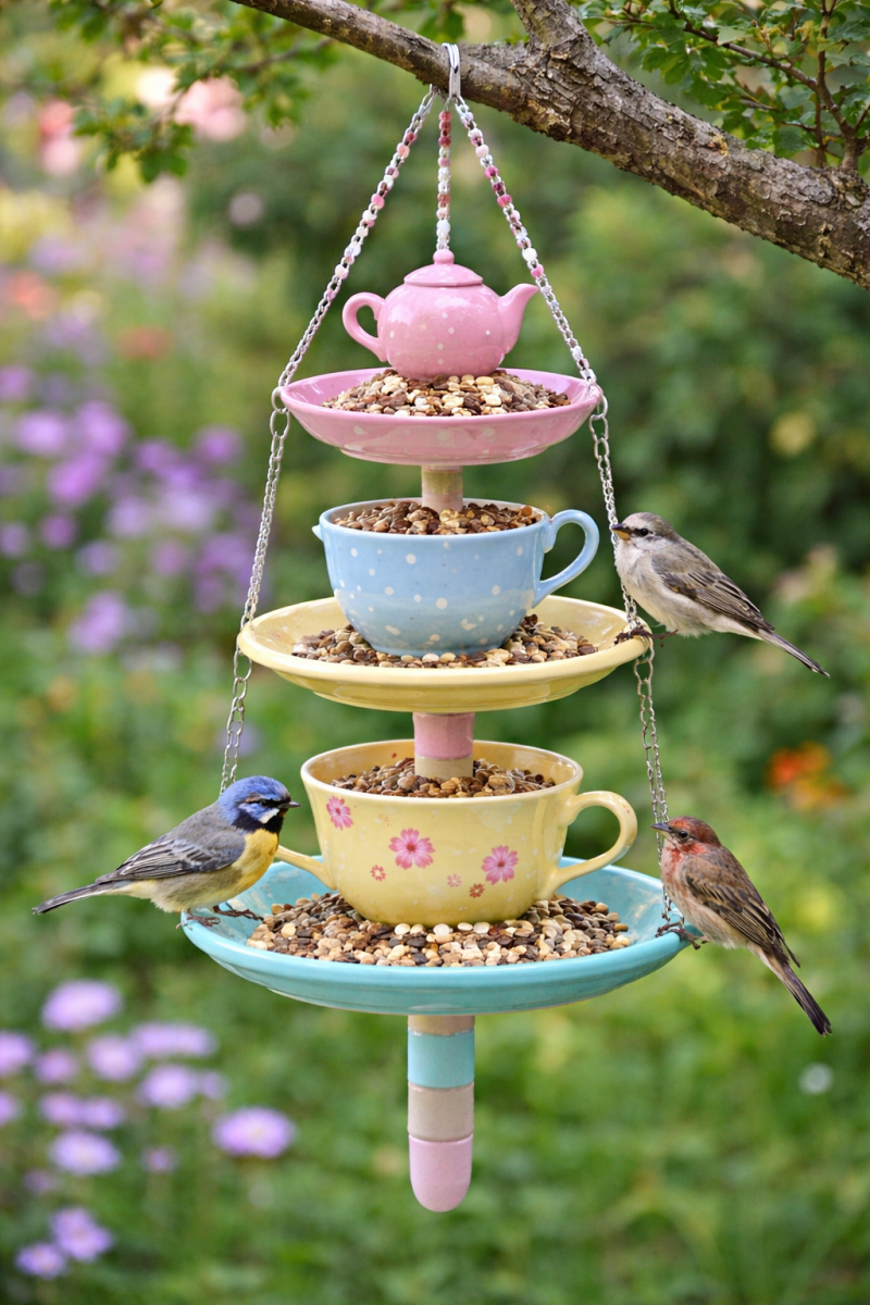 Amazing DIY Garden Decorations From Old Things amazing diy garden decorations made from old things 6