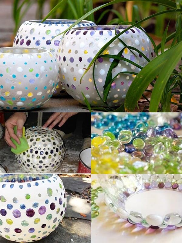 amazing glass pebble diy ideas 4