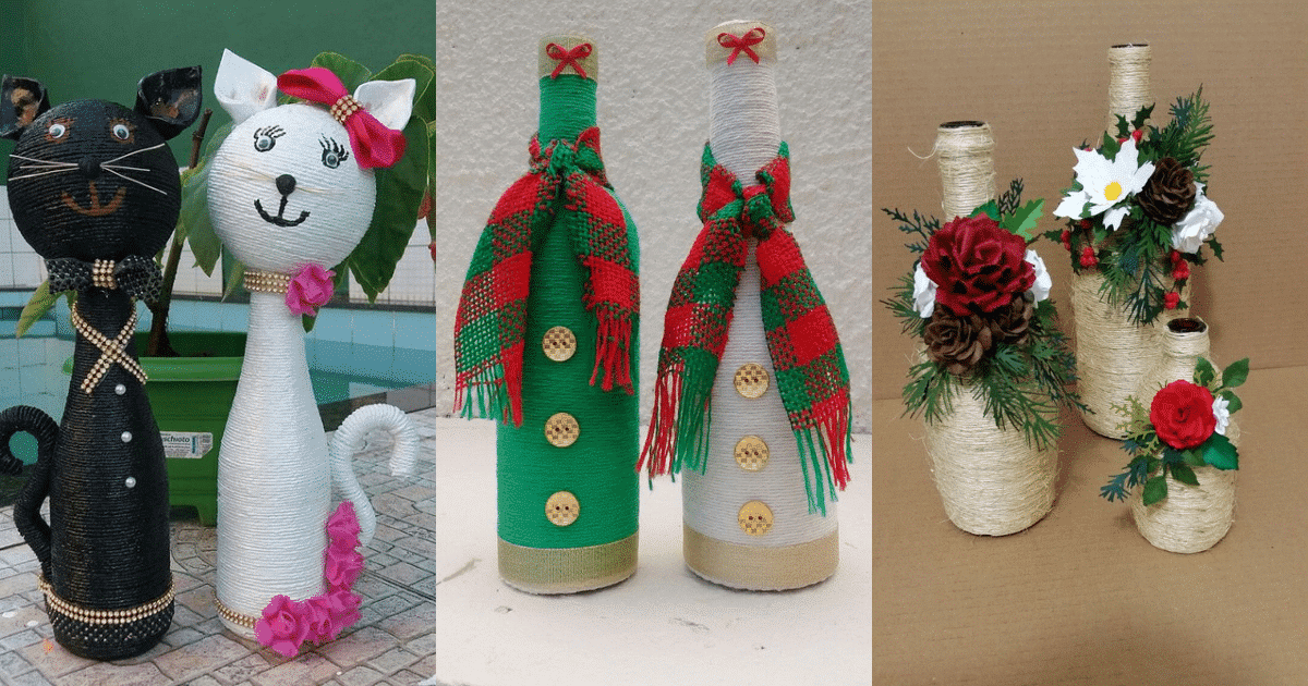 amazing jute bottle decoration ideas