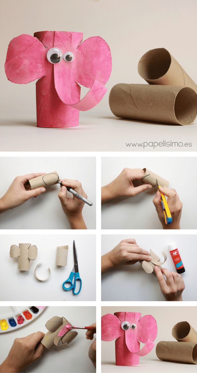 DIY Animal Craft Ideas With Toilet Paper Rolls