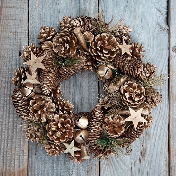 autumn wreath ideas made natural elements 7