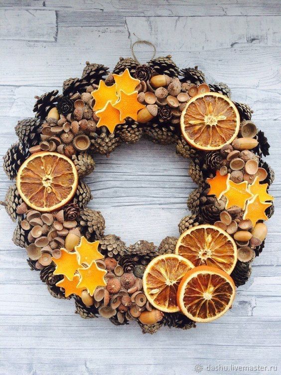 Autumn Wreath Ideas Made with Natural Elements