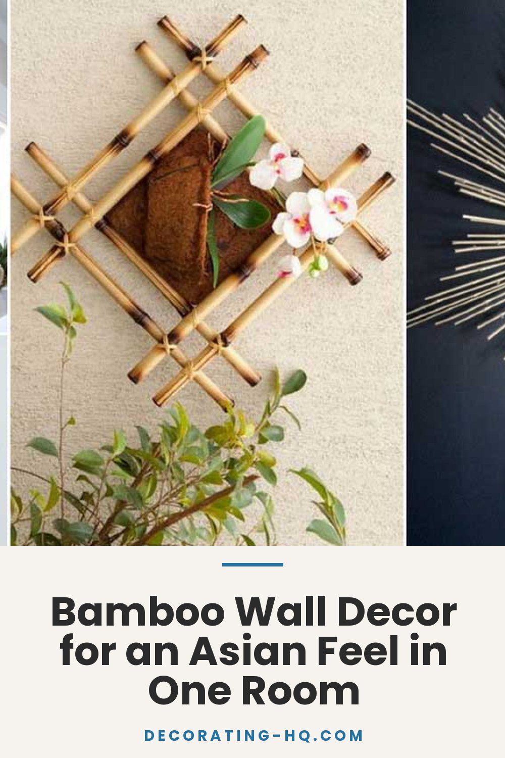Bamboo Wall Decor for an Asian Feel in One Room