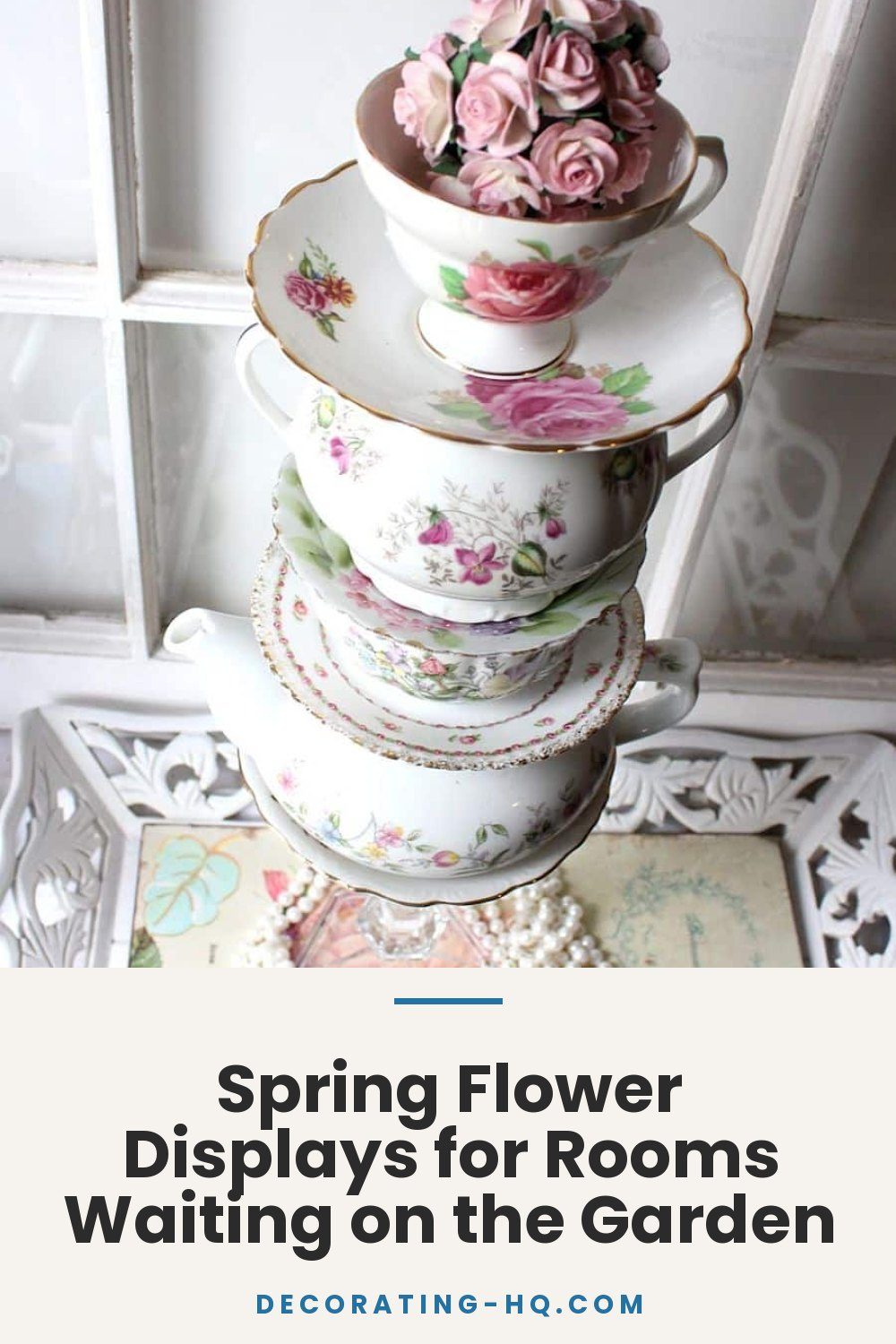 Spring Flower Displays for Rooms Waiting on the Garden